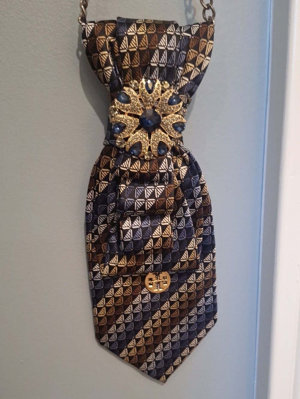 Giorgio Brutini Upcycle Necktie Necklace